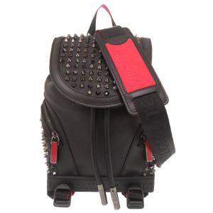 新品同様 クリスチャンルブタン エクスプローラーファンク スタッズ レザー 2WAY リュック ショルダーバッグ 黒 1421 Christian Louboutin