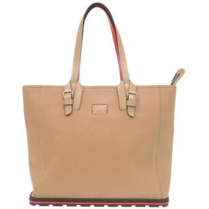 美品 クリスチャンルブタン KABIKER カバイカー レザー ベージュ トートバッグ 1484 Christian Louboutin