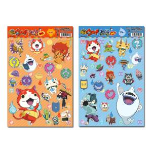 妖怪ウォッチ 下敷き ステッカー付き ともだち集合シリーズ 文具
