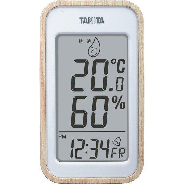 タニタ デジタル温湿度計 ナチュラル  TT-572-NA  (Q)　送料無料