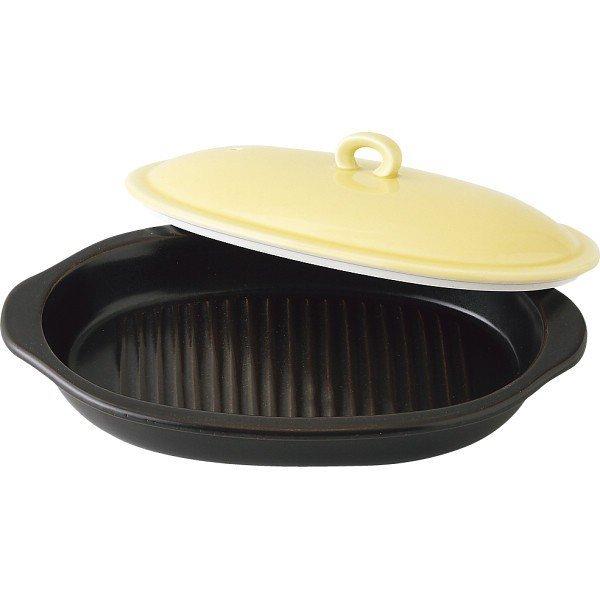 レンジで焼けるくん 楕円 淡黄  NN-132  送料無料 (ya)