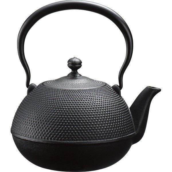 及源鋳造 OIGEN 南部鉄器 鉄瓶なつめアラレ 1.2L (実用900mL) H-143 及源 お...