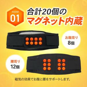 腰痛ベルト 腰サポーター コルセット サイズ ...の詳細画像3