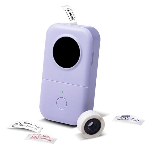 パープル Phomemo D30 スマホ ラベルプリンター ミニラベルライター スマートフォン用ラベ...