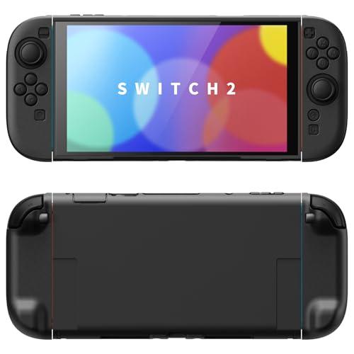 【互換品】ブラック Nintendo Switch 2（2025）対応ハードカバー 保護ケース 付け...