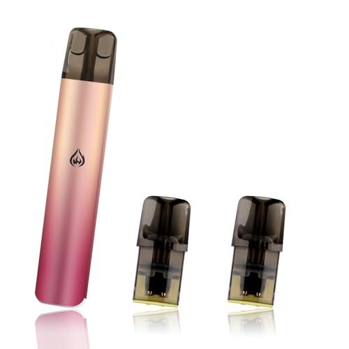 【互換品】新ピンク YOOZ互換スタータキット 電子タバコ POD加熱式タバコセット