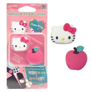 c)ハローキティ ゲーム用アナログスティックカバー サンリオキャラクターズ 簡単取り付け ゲーム機のスティックを傷や汚れから保護