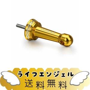 本体42mm(ネジ抜けば) ゴールド (シマノ用) ゴメクサス (Gomexus) リール スタンド 共回り式 スピニングリール 専用  ボディーキー｜lifeangel