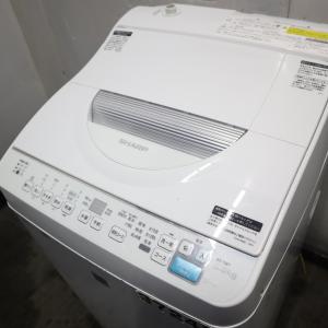 シャープ SHARP タテ型洗濯乾燥機 シルバー系 ES-T5E7-KW 一人暮らし おすすめ 洗濯5.5キロ 完全乾燥3.5キロ R37242｜lifeassist-2020