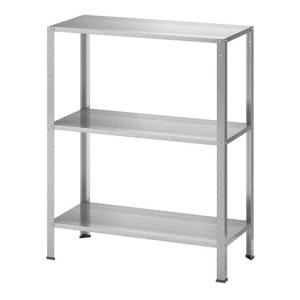 イケア IKEA LERBERG レールベリ シェルフユニット ホワイト 白