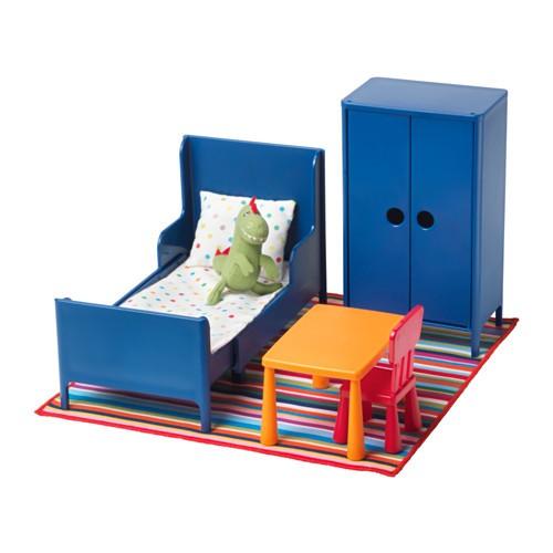 IKEA HUSET フーセット ミニチュア家具 ベッドルーム おもちゃ 高さ: 17cm イケア