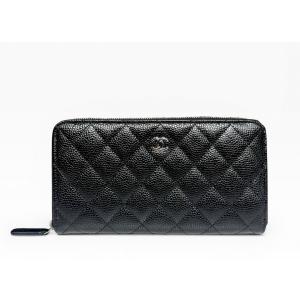 CHANEL レザーマトラッセ長財布 シャネル マトラッセ 2つ折長財布 ラムスキンの買取・質預かり｜大阪の