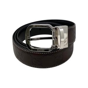 GUCCI（グッチ） ベルト ミニホースビット 700338 レザー ブラック