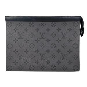ルイヴィトン セカンドバック タイガ ポシェット M30441 ブラックレザー LOUIS VUITTON（ルイ・ヴィトン） セカンドバッグ タイガ ポシェット