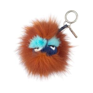 FENDI □極美品□ フェンディ ファー キーリング キーホルダー