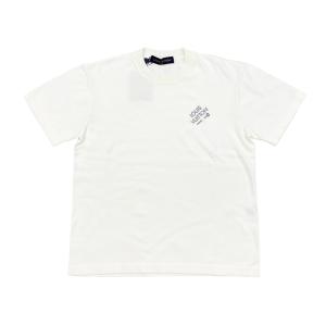 ルイヴィトン 半袖Tシャツ シグネチャーショートスリーブシャツ RM232Q OY8 HNN42W XSサイズ ロゴ コットン ホワイト グレー LOUIS VUITTON｜lifecreate-kc