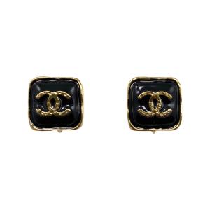 ♡CHANEL ココマーク スクエアピアス CHANEL シャネル ピアス スクエア ココマーク ラインストーン