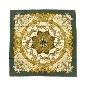 HERMES エルメス スカーフ カレ90 LES RUBANS DU CHEVAL 馬のリボン