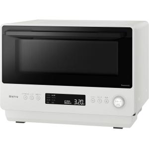 パナソニック ビストロ オーブンレンジ 26L 赤外線センサー スピードあたため ホワイト NE-BS5C-W｜lifecreate-kc