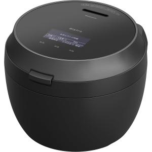 パナソニック 可変圧力IHジャー炊飯器 5.5合 最高峰モデル ビストロ 匠技AI 加圧熱風ポンプ搭載 お手入れ部品2点 ブラック SR-V10BA-K 炊飯器｜lifecreate-kc