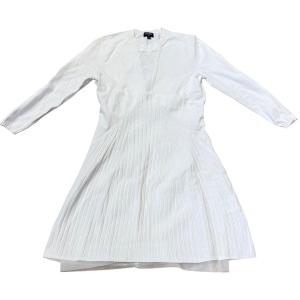 お値下げ シャネル ノースリーブ オフホワイト チュニック♡ CHANEL シャネル ノースリーブ ブラウス 34 リネン 00C ホワイト
