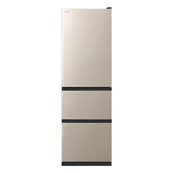 設置無料 冷蔵庫 右開き 日立 冷凍冷蔵庫 Vタイプ ライトゴールド R-V32TV-N