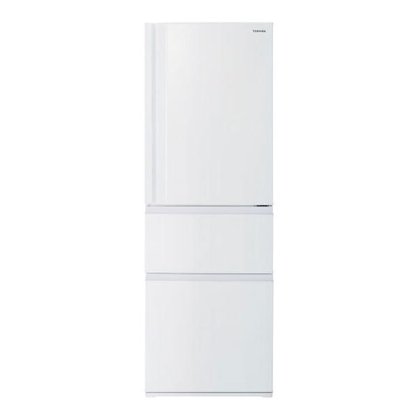 設置無料 冷蔵庫 右開き 東芝 冷凍冷蔵庫 VEGETA マットホワイト GR-V36SC-WU