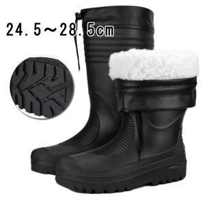 長靴 防寒 メンズ 軽量 暖か レインブーツ 多機能防寒長靴