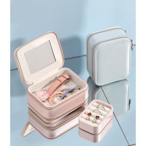 アクセサリーケース 鏡付き収納ボックス ジュエ...の詳細画像3
