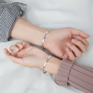 ブレスレット ペア ツイストブレスレット カッ...の詳細画像2