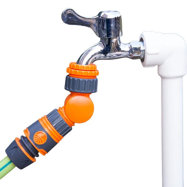 蛇口 ホース口ネジ式 コネクター 角度調整可 散水 水やり 水遊び 30 mm 25mm 20mm ...