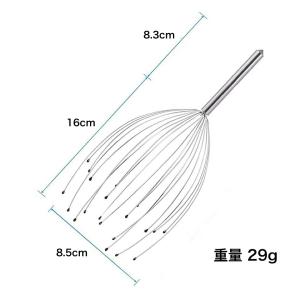 ヘッドマッサージ器 ヘッドスパワイヤー 20本...の詳細画像4