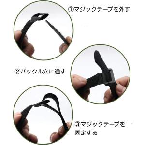 結束バンド 10本セット マジックテープ 収納...の詳細画像2