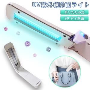 UV除菌ライト 紫外線 折りたたみ コンパクト 軽量 UV除菌 UV-C 乾電池 USB 出張 旅行｜lifeideas