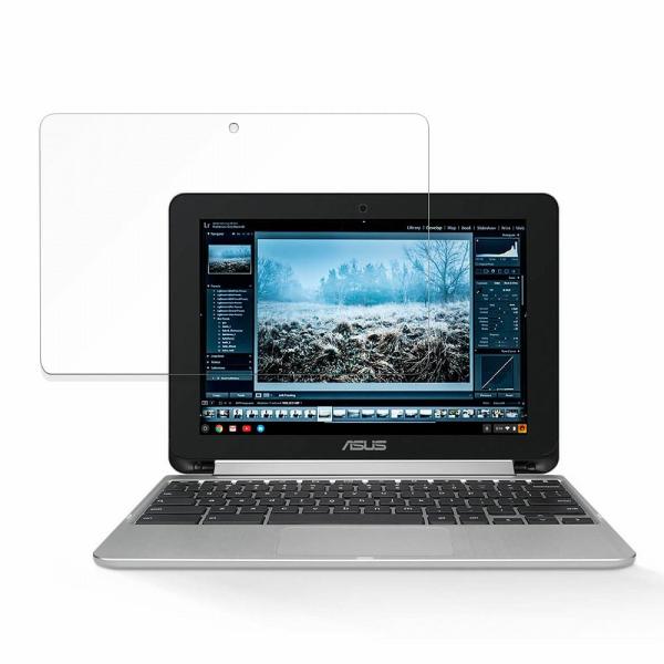 ASUS Chromebook Flip C101PA 向けの 保護フィルム  9H高硬度 光沢仕様...
