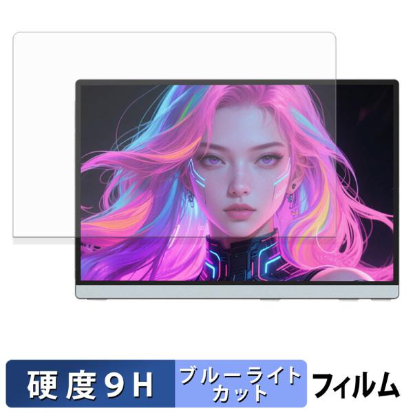 Intehill 14インチ モバイルモニター Q14ZA 保護フィルム 9H高硬度 ブルーライトカ...