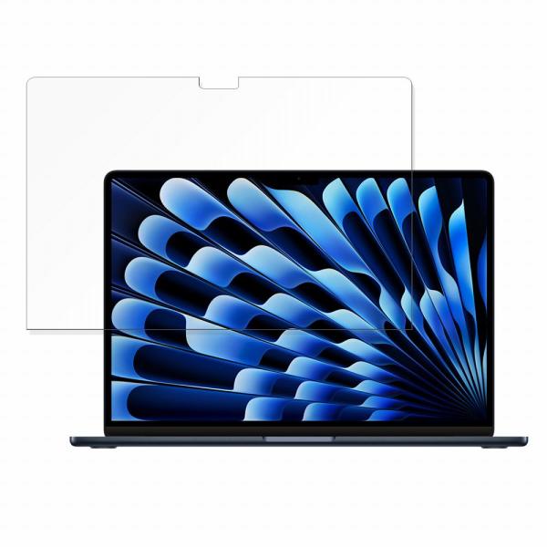 MacBook Air 15 インチ ( 2023年モデルM2 ) 向けの 保護フィルム 反射低減 ...
