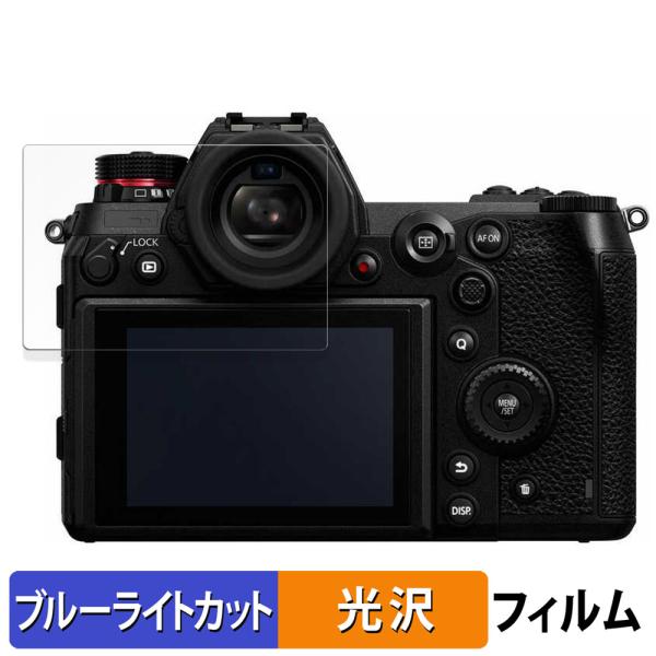 Panasonic LUMIX DC-S1R 用 保護フィルム 光沢仕様 ブルーライトカット フィル...