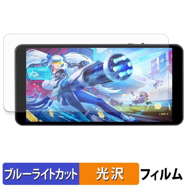 Wisecoco 7インチ ポータブルモニター R070F01T-HB 保護フィルム 光沢仕様 ブル...