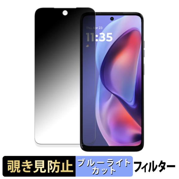 Motorola moto g05 180度 覗き見防止 フィルム ブルーライトカット アンチグレア...