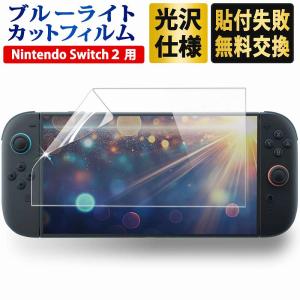 Nintendo Switch 2 保護フィルム ARフィルム ブルーライトカット 超透明感 光沢仕様 低反射 アンチリフレクション 透明 ニンテンドー スイッチ2 任天堂スイッチ2