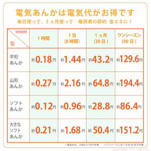 あんか アンカ 電気あんか 山形 フットヒータ...の詳細画像5