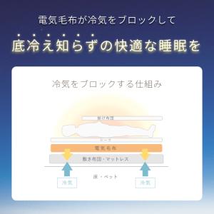 【公式】ライフジョイ 日本製 電気毛布 敷き毛...の詳細画像2