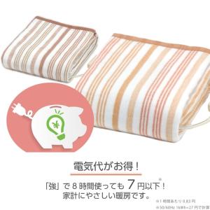 日本製 電気毛布 掛け敷き兼用 洗える ダニ退...の詳細画像5