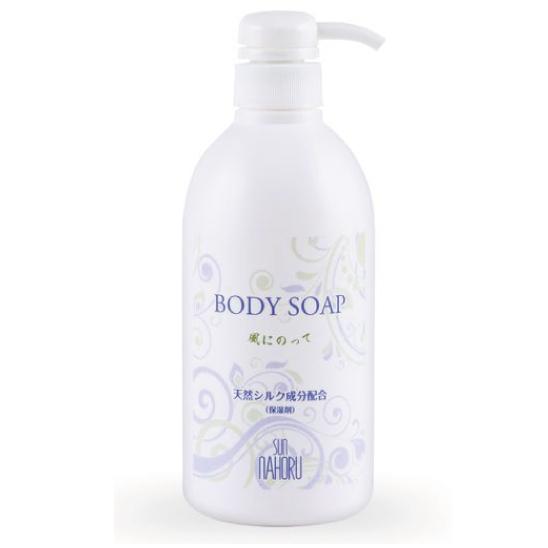 サンナホル ボディソープ 風にのって 600mL デリケートな肌 天然シルク成分 ローション 日本製...