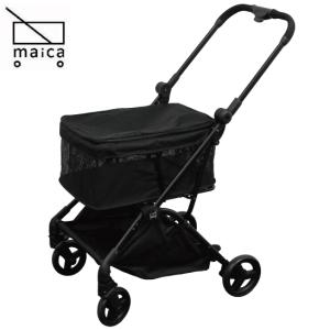 折りたたみ式ショッピングカート ブラック MiMoCa ショッピングカート 折りたたみ コンパクト 軽量 4輪 袋詰め