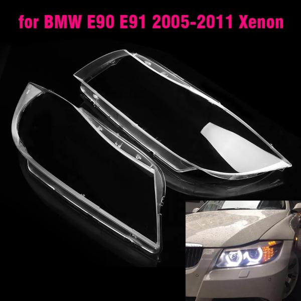 BMW E90 e91 318i 320i 325i 330i 透明キセノン ランプシェード pcラ...