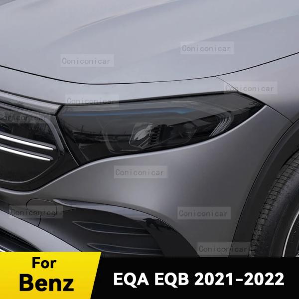 メルセデスベンツeqa eqb 2021用 黒い光沢 保護フィルム 車 ヘッドライト用 カラフル ス...
