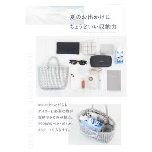 バッグ 手提げる レディース 小さめ メッシュ...の詳細画像3