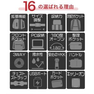 ビジネスリュック ビジネスバッグ メンズ リュ...の詳細画像2